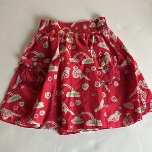 European boutique brand Circle ⭕️ skirt 122cm pink pockets